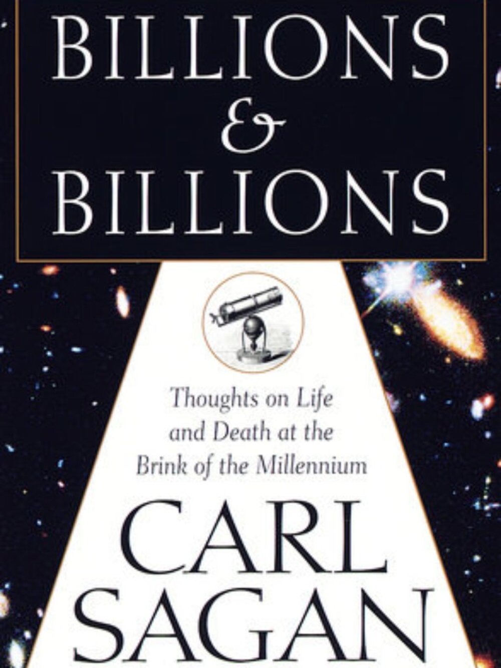 Billions & Billions By Carl Sagan Hardcover w/ dust cover